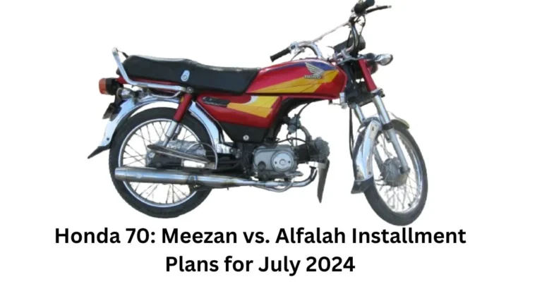 Honda 70: Meezan vs. Alfalah Installment Plans for July 2024