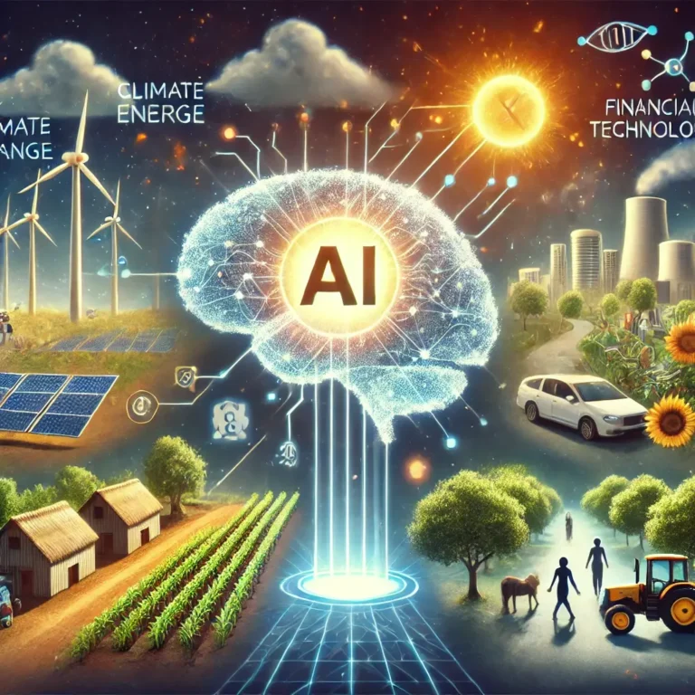 How AI Can Address Global Challenges Like Climate Change, Poverty, and Disease